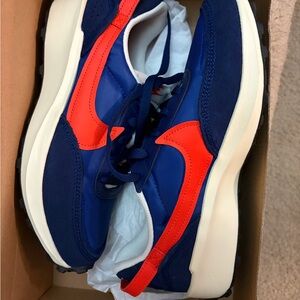 Womens Nike Blue and orange red waffleSneakers